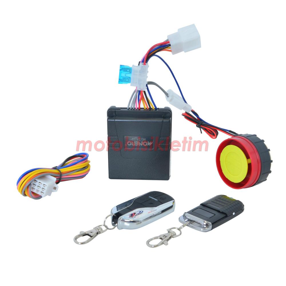 MOTOSİKLET ALARM SETİ 100 METREDE MOTOR DURDURMA 125 DESİBEL