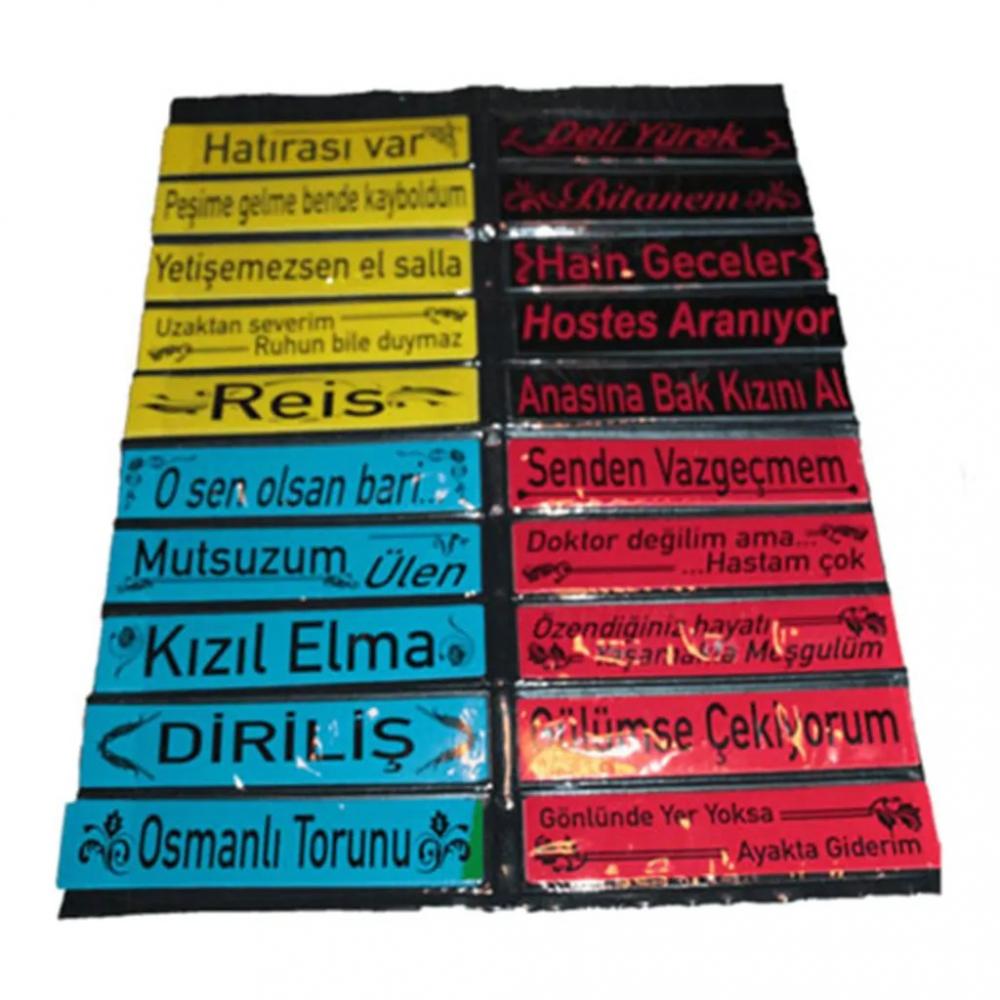 BİSİKLET RESİMLİ YAZI SETİ [STİCKER PAKET [200 ADET]