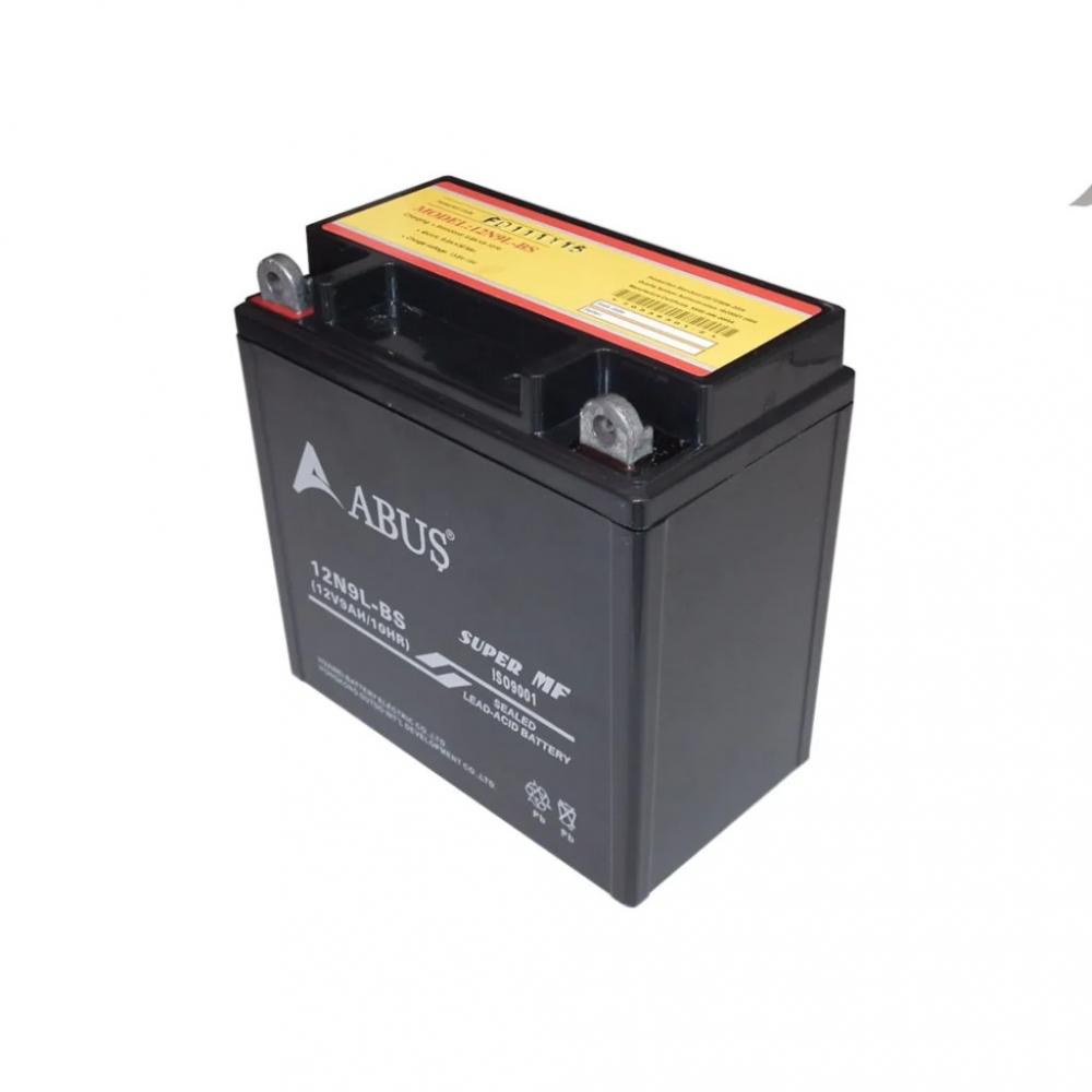 ABUŞ 12V 9AH MOTOSİKLET AKÜ [12N9L-BS] RUS - JAWA - MZ V.B.